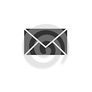 Vector mail icon isolated on white background. envelope symbol