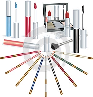 Vector makeup elements