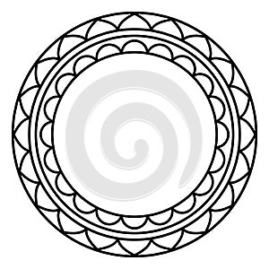 Vector Mandala art element design. decorative element that you can use in any design such as logo, background, frame, etc.