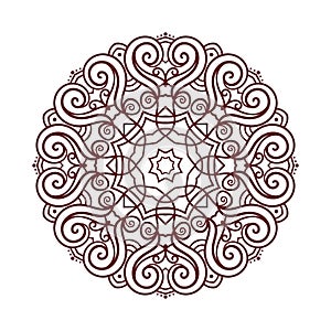 Vector mandala ornament
