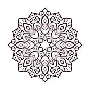 Vector mandala ornament.