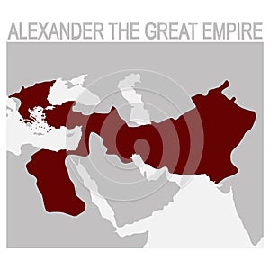 map of the alexander the great empire