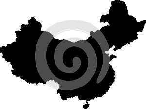 Vector map of china