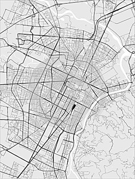 Map of the city of Torino, Turin, Italy photo