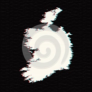 Vector map Ireland.