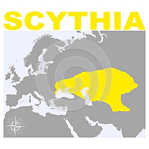 Vector map of the Scythia