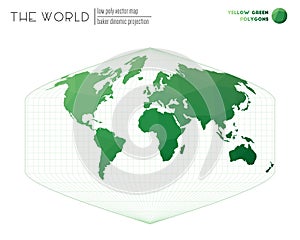 Vector map of the world.