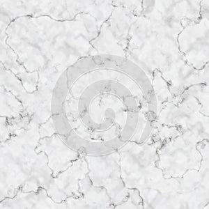 Vector marble texture design seamless pattern, black and white marbling surface