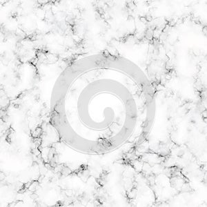 Vector marble texture design seamless pattern, black and white marbling surface photo