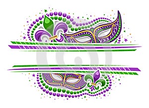 Vector Mardi Gras Border