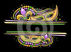 Vector Mardi Gras Border