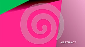 Vector material design background. Abstract creative concept graphic layout template