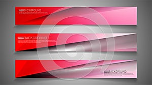 Vector material design banner background. Abstract creative concept graphic layout template