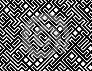 Vector Maze Pattern Background photo