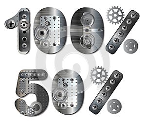 Vector mechanical numbers of gears