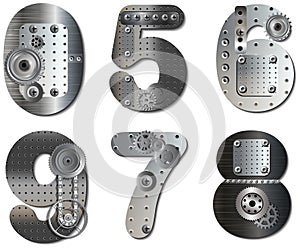 Vector mechanical numbers of gears