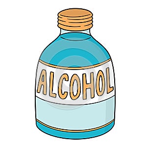 Vector of medical alcohol