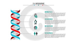 Vector medical and healthcare infographic.