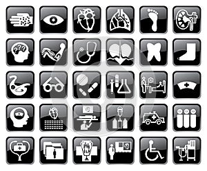 Vektor medizinisch symbole 