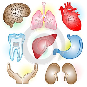 Vettore medico icone 