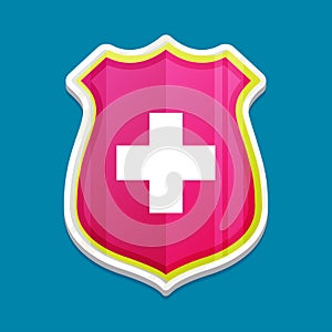 Vector Medical Shield Icon