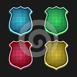 Vector Medical Shield Icon set