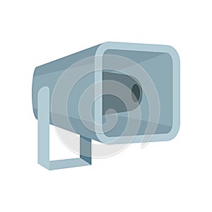 Vector Megaphone in flat style isolated on white