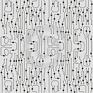 Vector microchip background