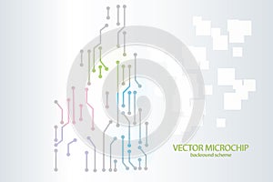 Vector Microchip background