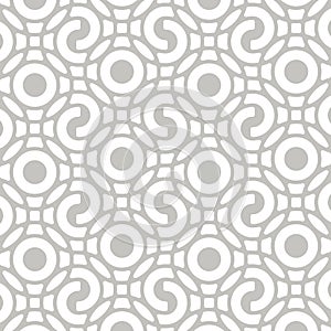 Vector middle round art decoration seamless patterns