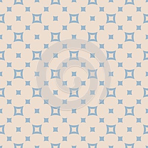 Vector minimal seamless pattern with small squares. Retro vintage background