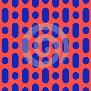 Vector minimalist colorful seamless pattern. Simple abstract geometric texture