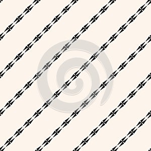 Vector minimalist geometric seamless pattern with diagonal lines