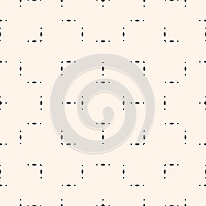 Vector minimalist pattern, subtle geometric seamless texture