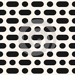 Vector minimalist seamless pattern. Simple abstract dotted geometric background
