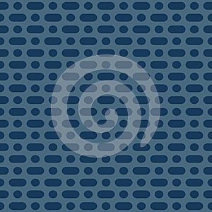 Vector minimalist seamless pattern. Simple navy blue dotted geometric background