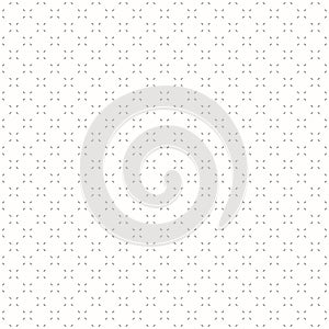 Vector minimalist seamless pattern. Subtle black and white geometric texture