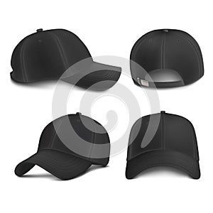 Vector Mock-up Black City Cap Set