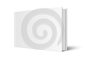 Vector mock up of standing book photo