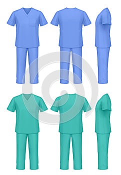 Medical scrub suit photo