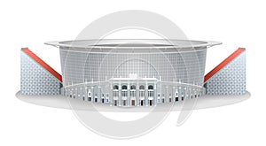 Vector model of Ekaterinburg Arena football stadium
