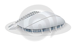 Vector model of Fisht stadium in Sochi