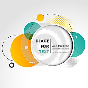 Vector Modern Design Circle template