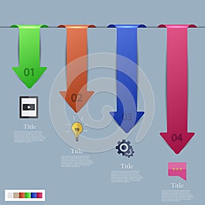 Vector modern infographic element design. Eps 10