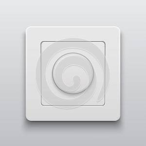 Vector modern light switch icon background.