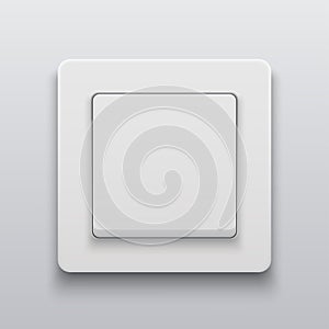 Vector modern light switch icon background.