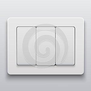 Vector modern light switch icon background
