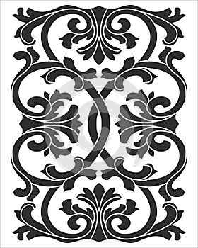 Vector  modern  pattern for wallpaper sandblast