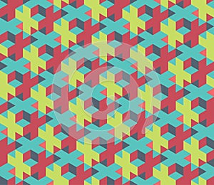 Vector modern seamless colorful geometry pattern, color abstract