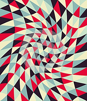 Vector modern seamless colorful geometry pattern twirl, color abstract